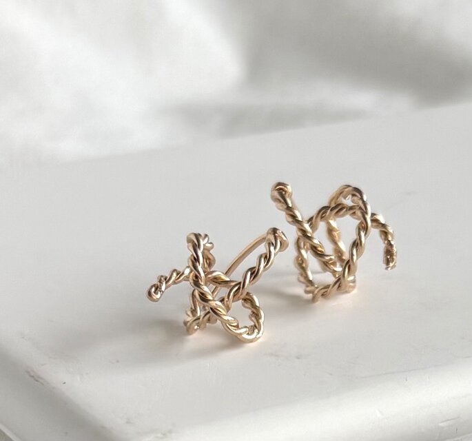 14kgf 　Middle  フープ ピアス