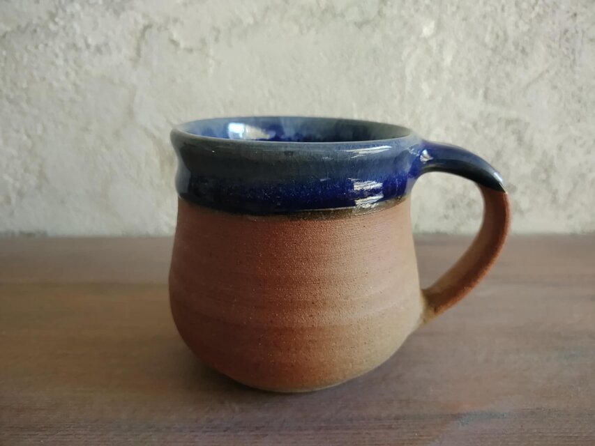 mug cup L・青