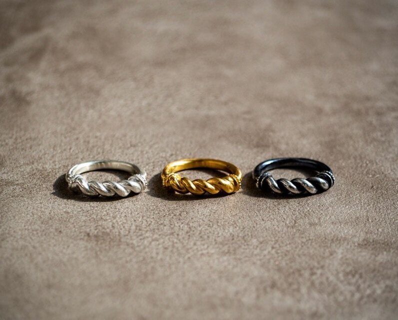 Vint Relic ring ・ツイストリング＆グラスホルダー・2way/送料無料