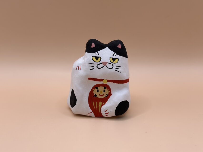 福ばんないまねき猫（黒）