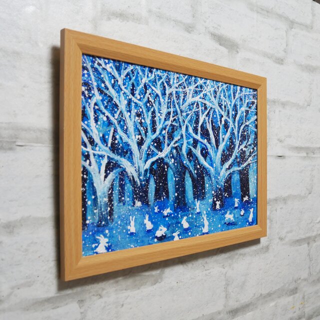 油絵 絵画 【冬の竹林】 楽天市場】手描き 油絵 絵画 油絵 額入り油彩 手描き 油絵 竹林2 SM
