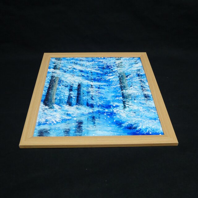 油絵【凍てつく時間】 | iichi 日々の暮らしを心地よくする
