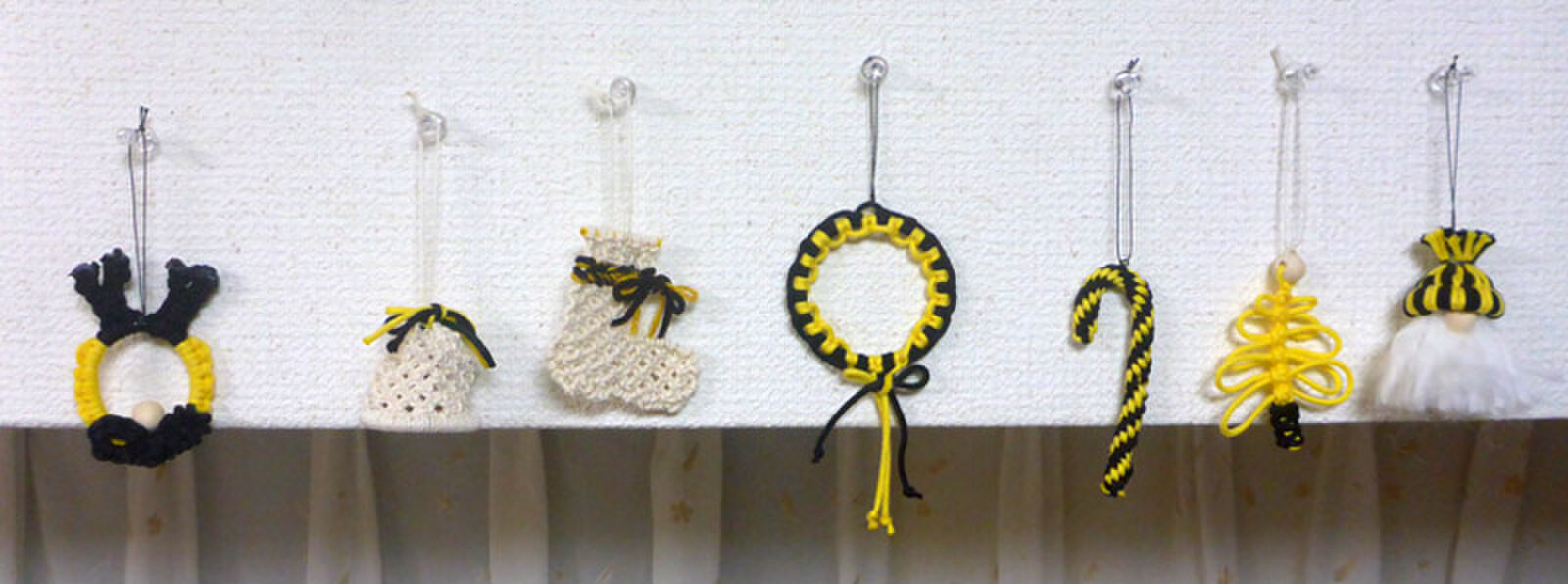 クリスマスオーナメント　７種類（阪神タイガース色）