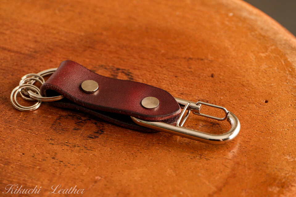 MIYABI》レザーカラビナキーホルダー 《3colors》 | iichi 日々の