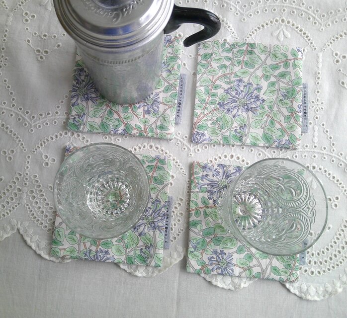 花cotton×linen DoilySet