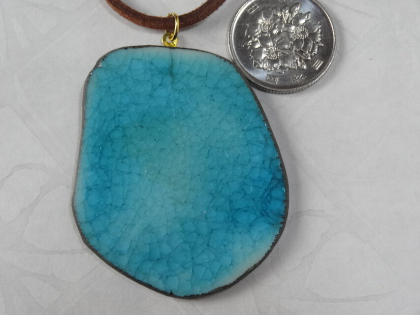 トルコ青釉ネックレス