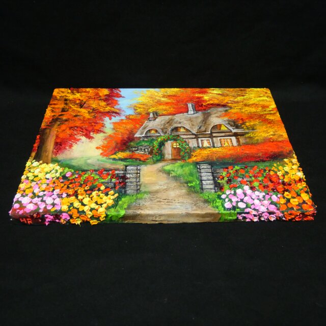 油絵【おとぎの国の秋】 | iichi 日々の暮らしを心地よくする