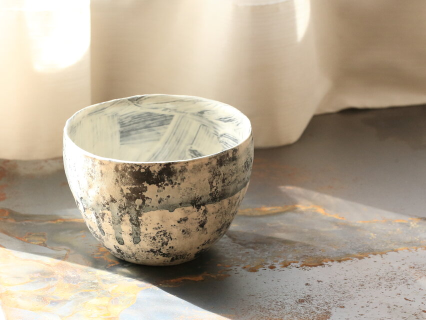 ビルビラ birbira USHI 牛陶器ボウル フリーカップ みゆさま】ビルビラ birbira USHI 牛陶器ボウル フリーカップ みゆさま