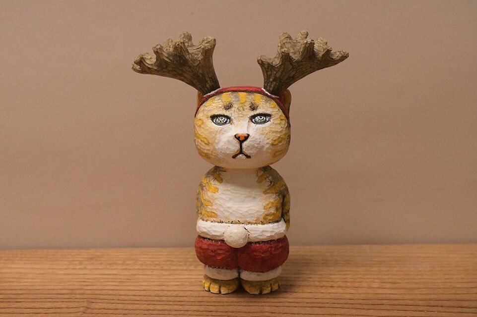 クリスマス、ヘラネコ（売れました）