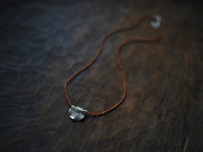 -Karensilver- Khmer beads necklace