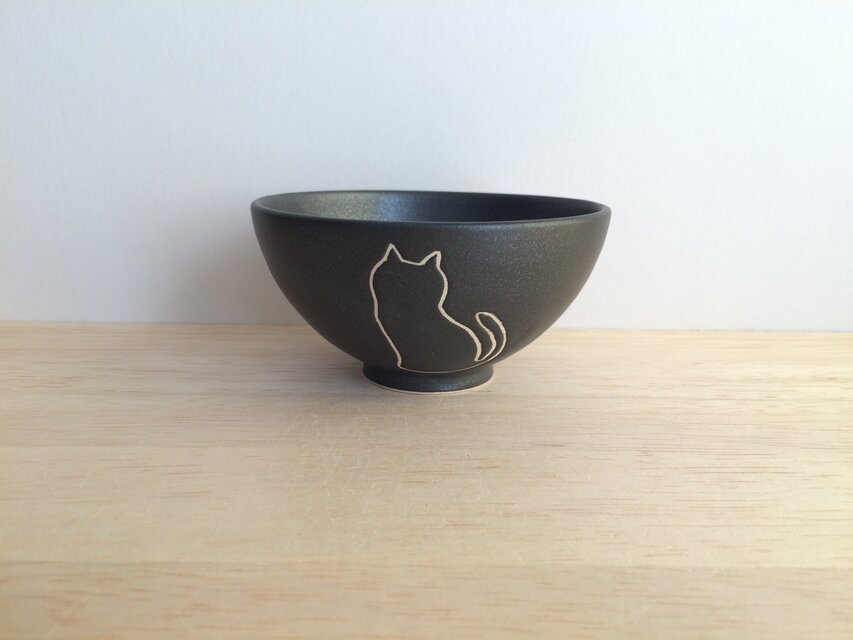 小さめ茶碗（ネコ）