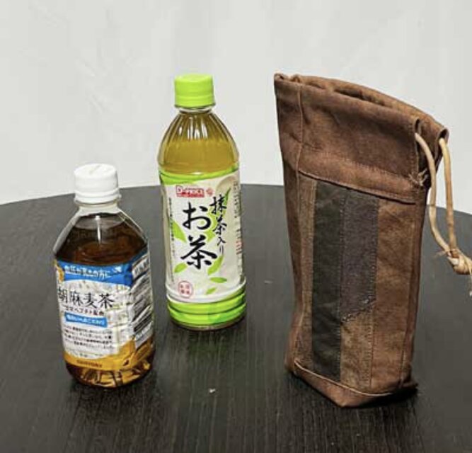 柿渋染めペットボトル入れK25080