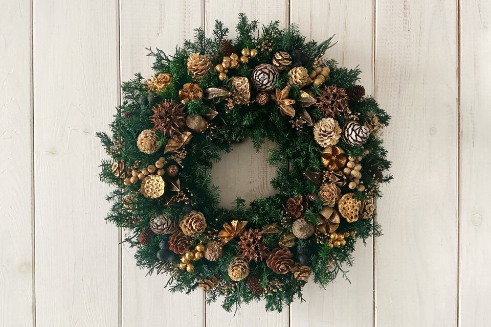 クリスマスリースJ(27cm) | iichi 日々の暮らしを心地よくする