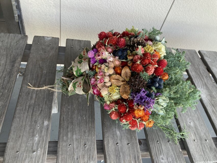 森のクリスマススワッグ3