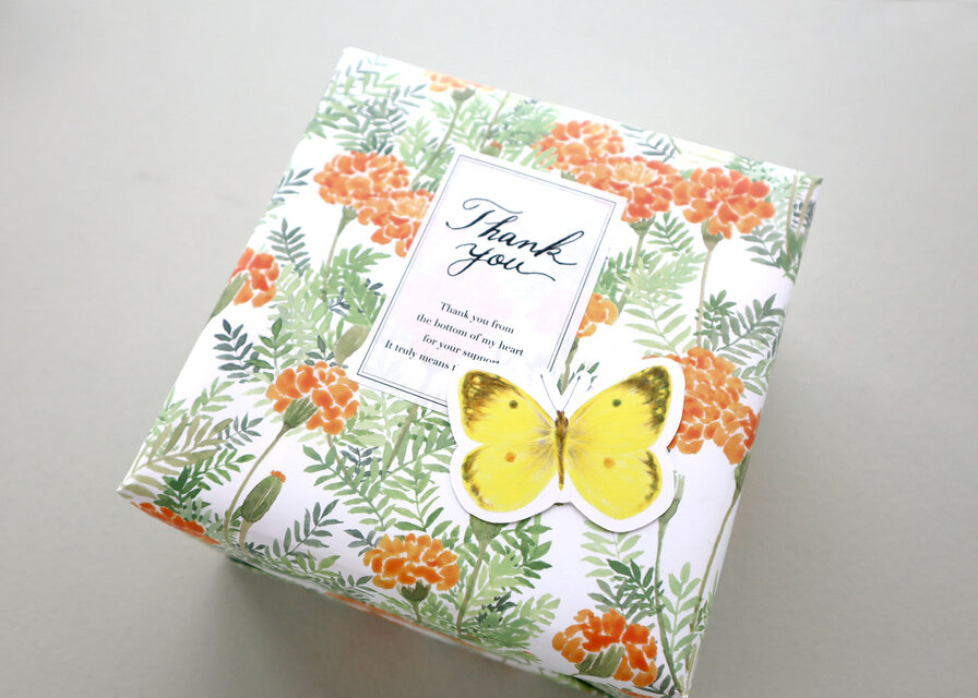 メッセージカード モンキチョウ | iichi 日々の暮らしを心地よくする