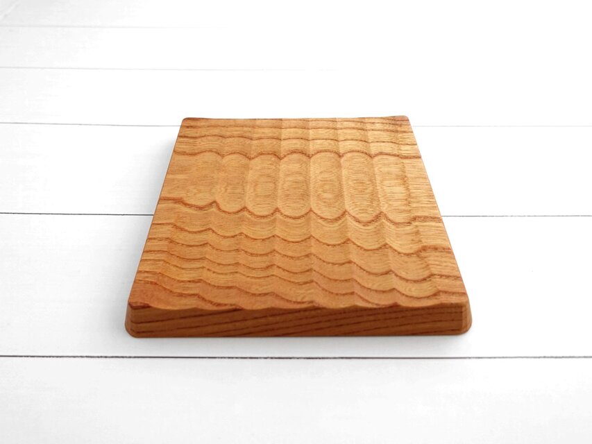 小ぶりの我谷盆 欅(ケヤキ) ナチュラル | iichi 日々の暮らしを