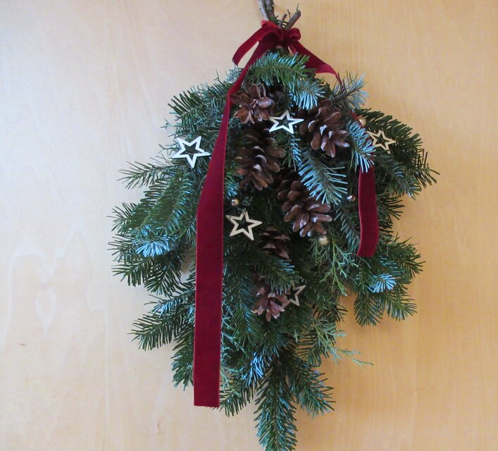 樅のスワッグ（ストローブマツ）受注制作