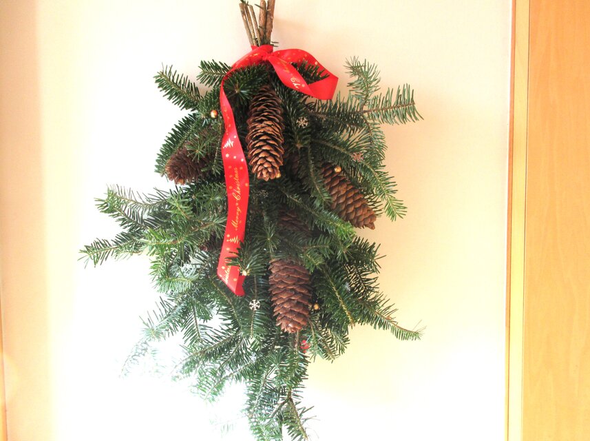 樅のスワッグ（ドイツトウヒ)受注制作