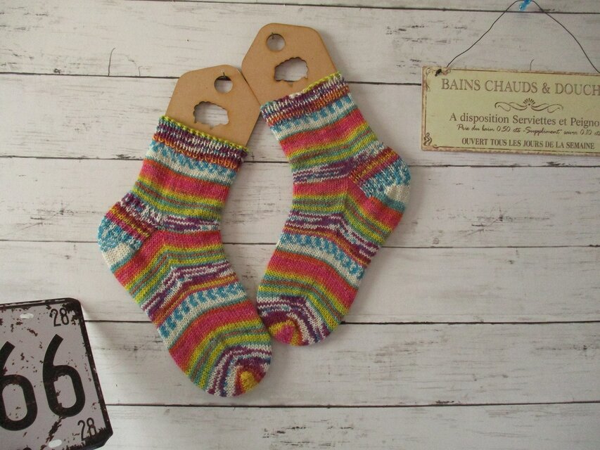 　冷え取りソックス ショートタイプ　Opal Wirbelwind 11474