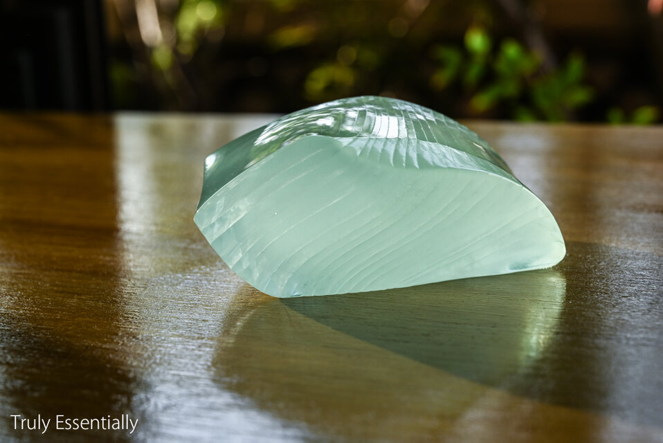 【１点限定制作】●「 光の滑り台 」シリーズ、ガラスのインテリアオブジェ #020