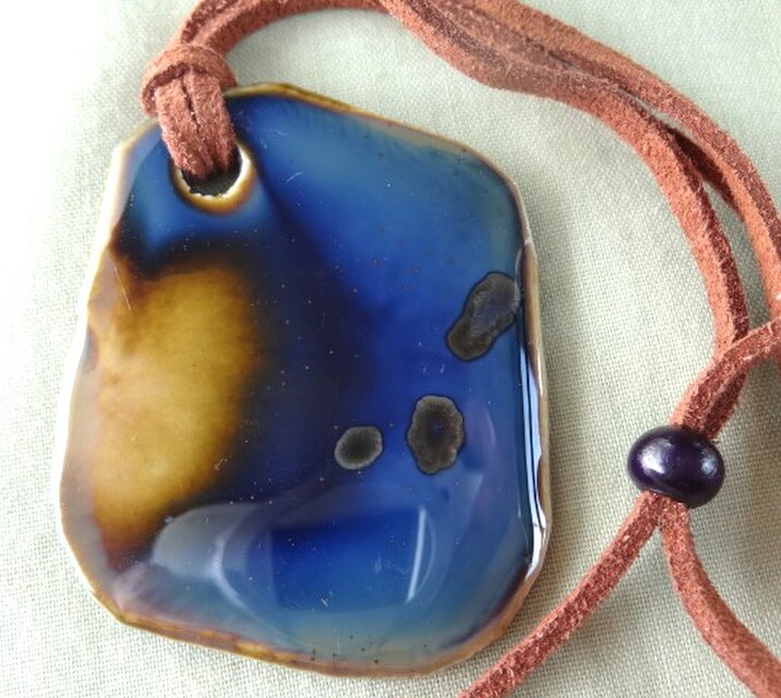 2種混合釉薬M01ネックレス