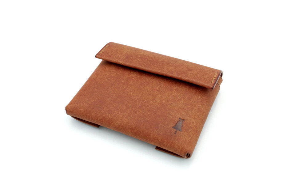 【受注生産】コンパクトウォレット　イタリアンレザー／ブラウン　-ORIGIN series-