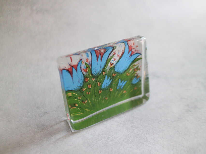 iittala イッタラ / Helja ヘルヤ / Kesäkukkia ガラスカード No.6371