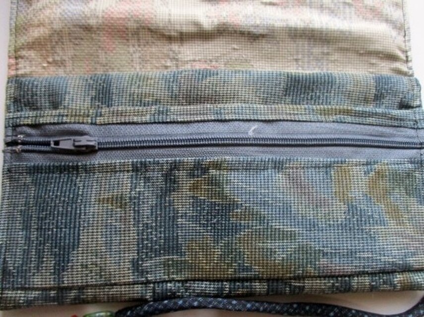 8525 色大島紬の着物で作った和風財布・ポーチ | iichi 日々の