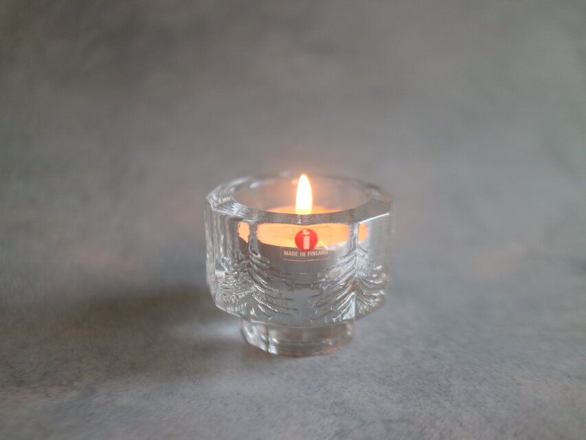 iittala イッタラ ／ KUUSI クーシ ／ もみの木 キャンドルホルダー 小 No.6325