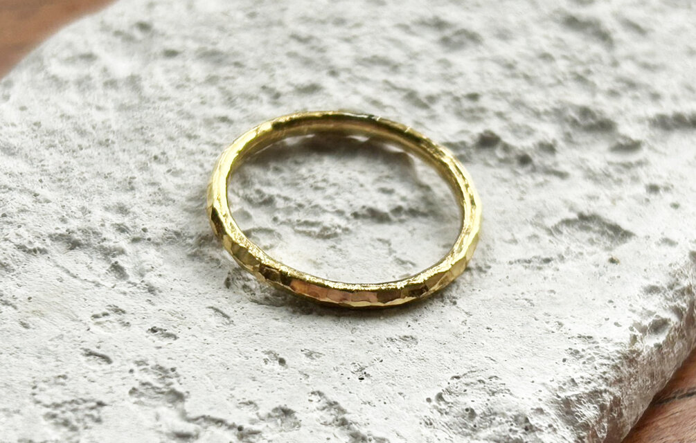 K24 Pure Gold Ring◇純金の指輪/リング（1.8mm幅）1点限定販売