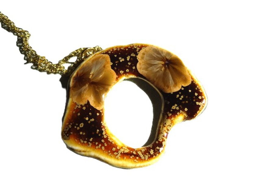 鉄結晶ネックレスFC1