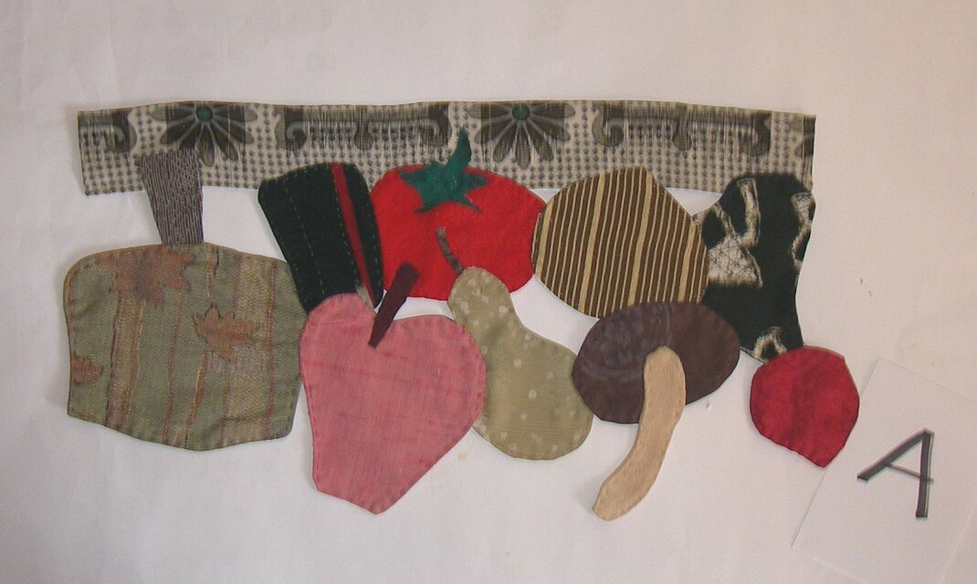 野菜と果物のカフェカーテン　A