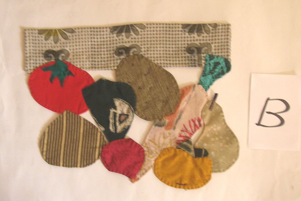 果物と野菜のカフェカーテンB