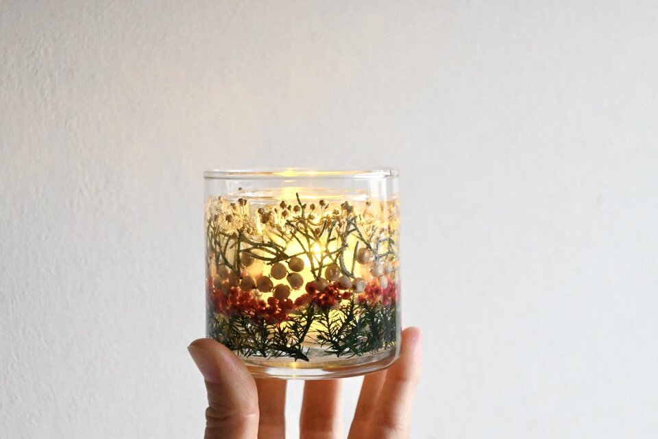 キャンドルホルダー　ライト付