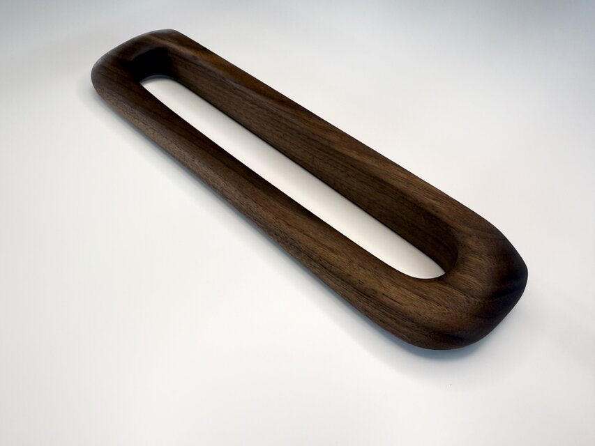 無垢ウォールナットの壁掛けタオルハンガー｜27cm｜シンプルデザイン｜オイル仕上げ　ウォールナット2　Ⅵ