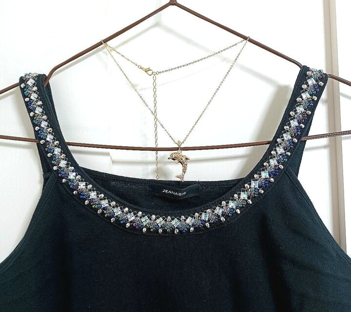ハワイアンジュエリーデザイン❀イルカネックレス❀単品 k16gp No.1356