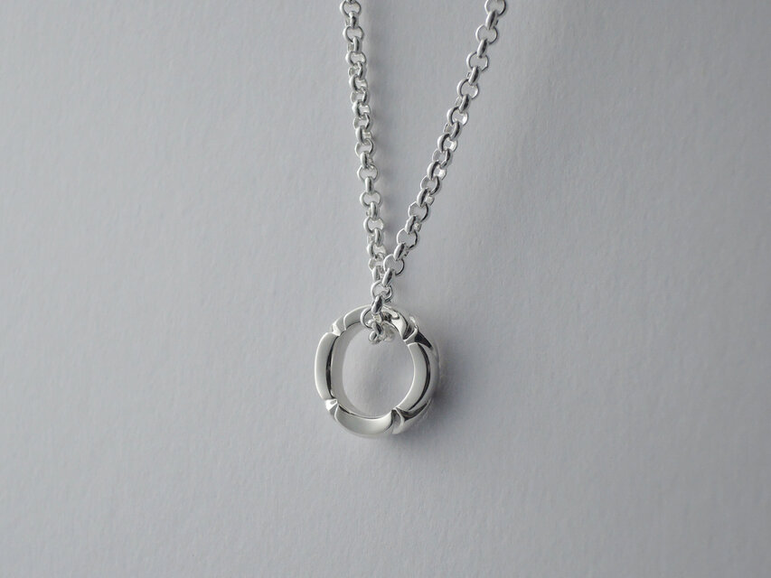 lotus ネックレス  50㎝　(silver 925)