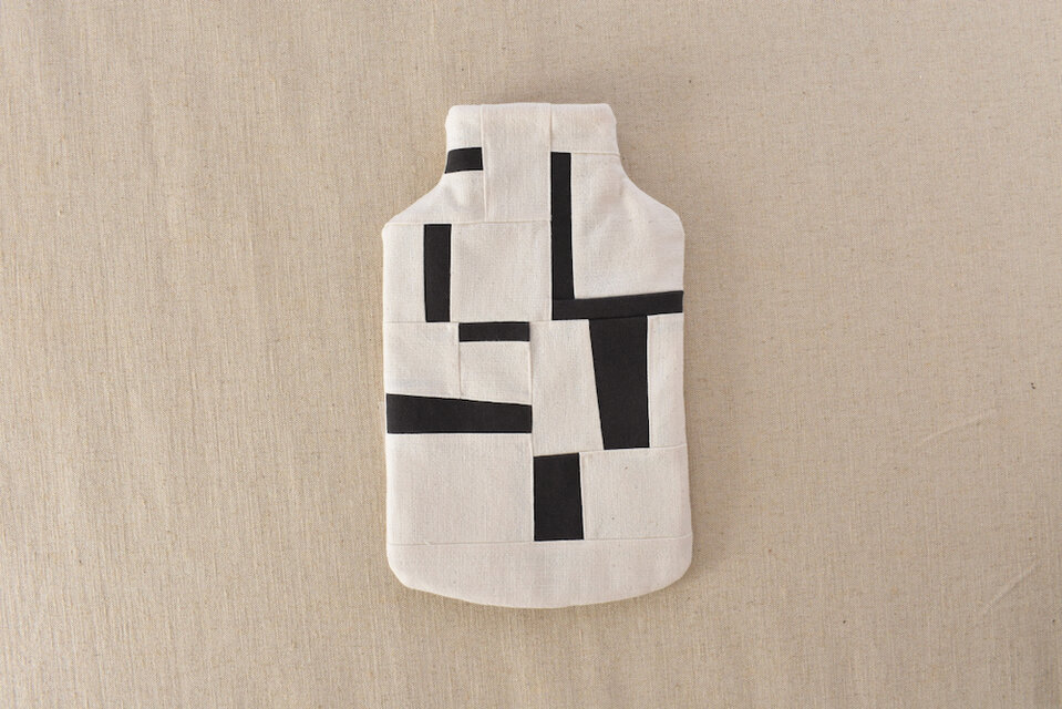 モダンキルトの湯たんぽ_M