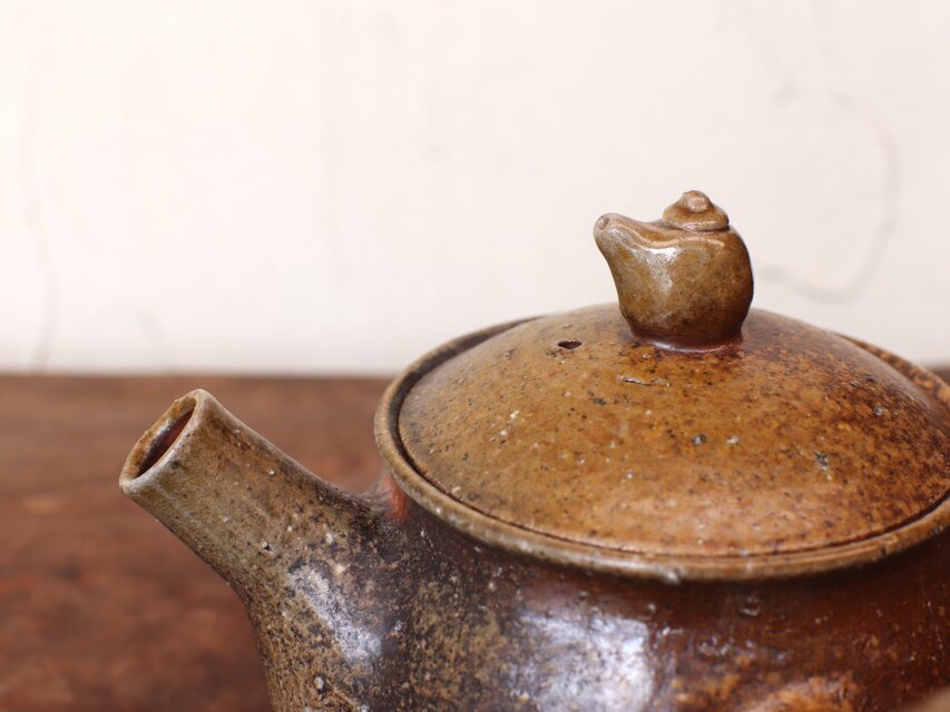 ◇備前焼◇急須 備前焼 急須 (急須on急須) k1-105 | iichi 日々の暮らしを心地よくする