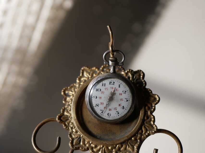 懐中時計＆ジュエリースタンド フランスアンティーク アンティークの