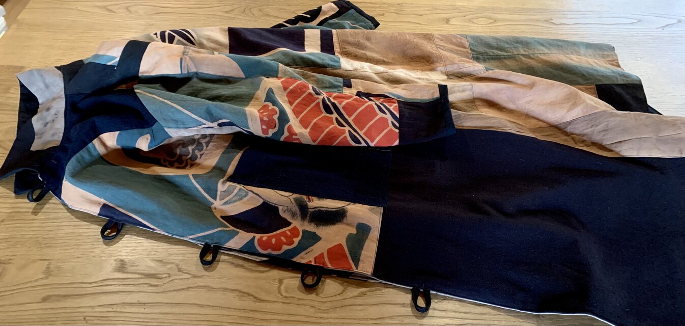 奉納旗と幟旗のコート | iichi 日々の暮らしを心地よくする