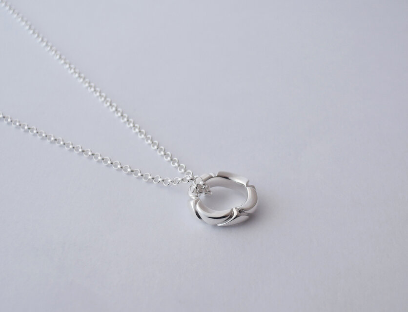 lotus ネックレス 40㎝　(silver 925)