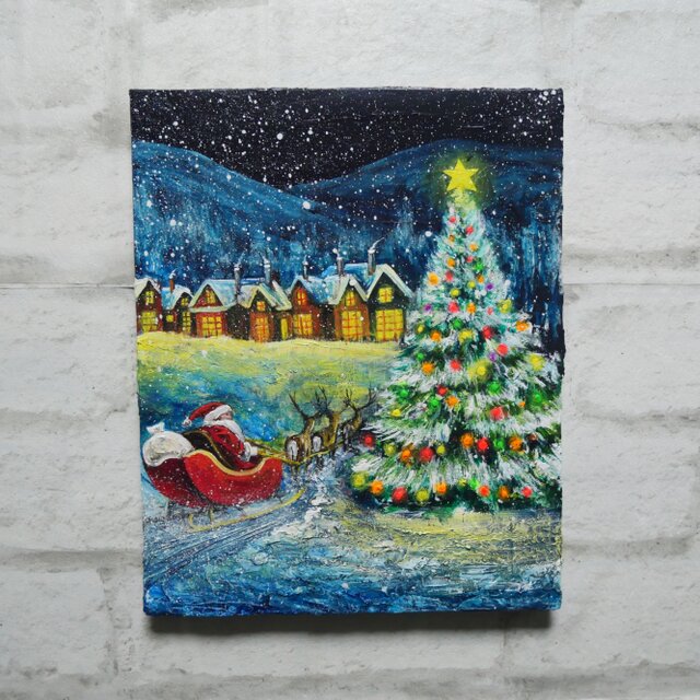 【油絵】Merry Christmas