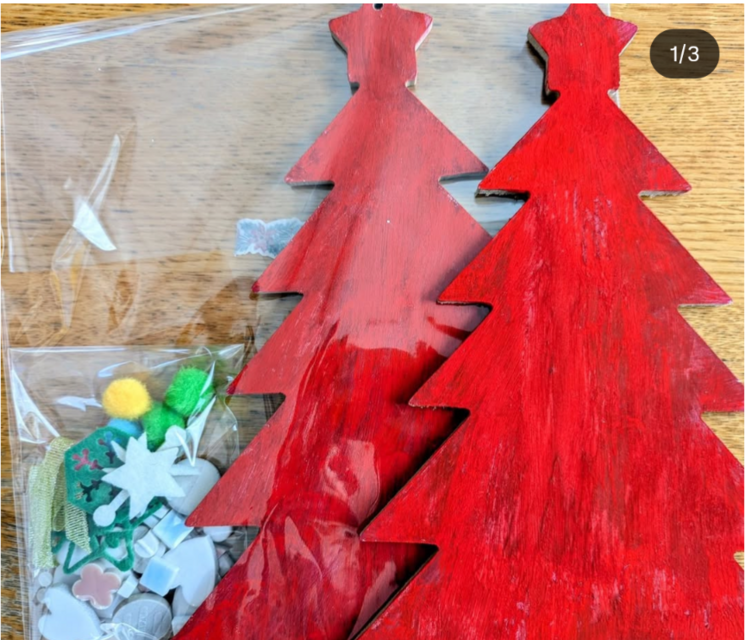 手作りキット】モザイクタイルクリスマスツリーの壁飾り | iichi 日々