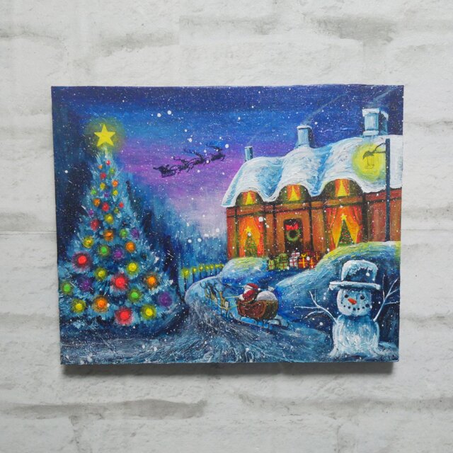 油絵【Christmas】