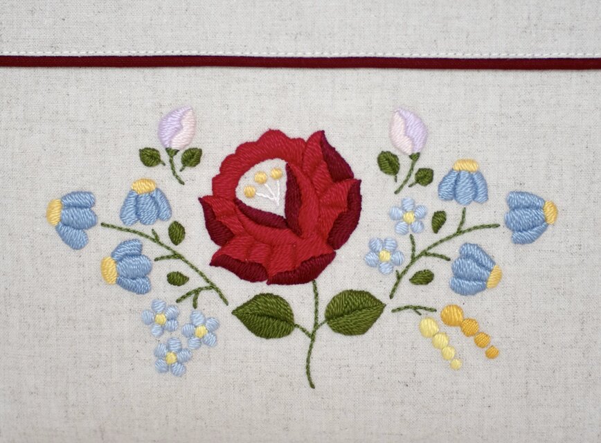 花刺繍のミニショルダーバッグ | iichi 日々の暮らしを心地よくする