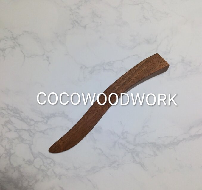 76302バターナイフ(ウォールナット材)