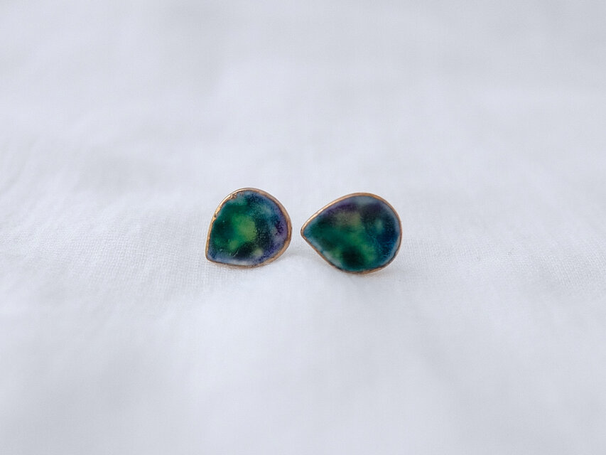 ピアス hitohira green