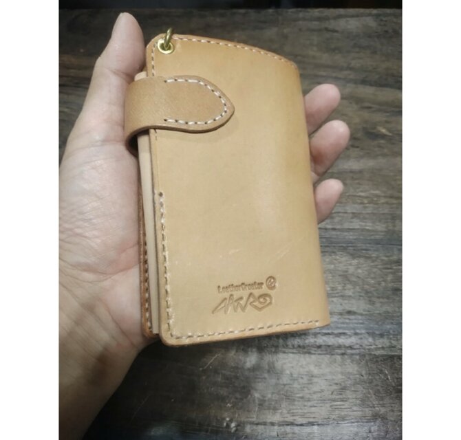 国内最高峰栃木レザーMiddle Leather Wallet | iichi 日々の暮らしを