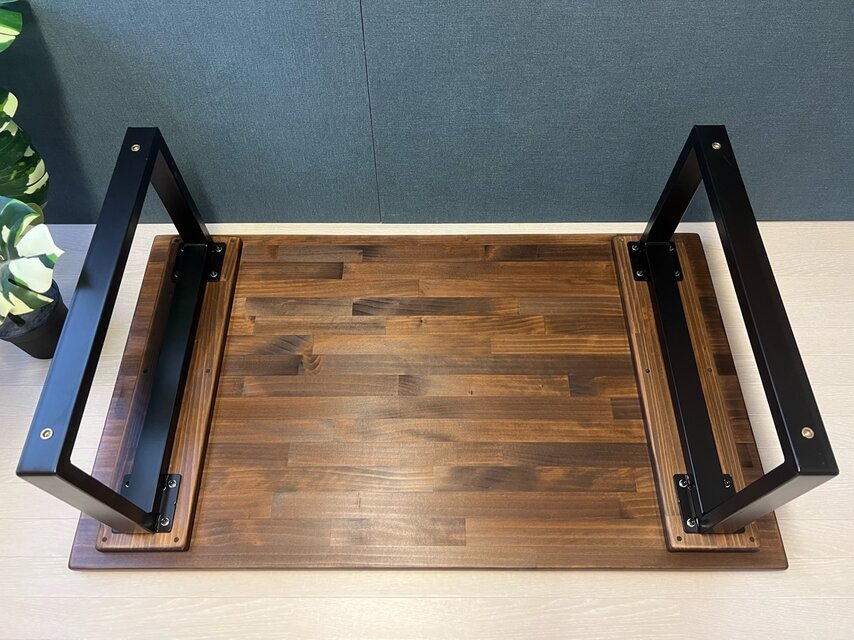 送料無料】 ローテーブル 長方形 120cm 70cm パイン こげ茶 アイアン